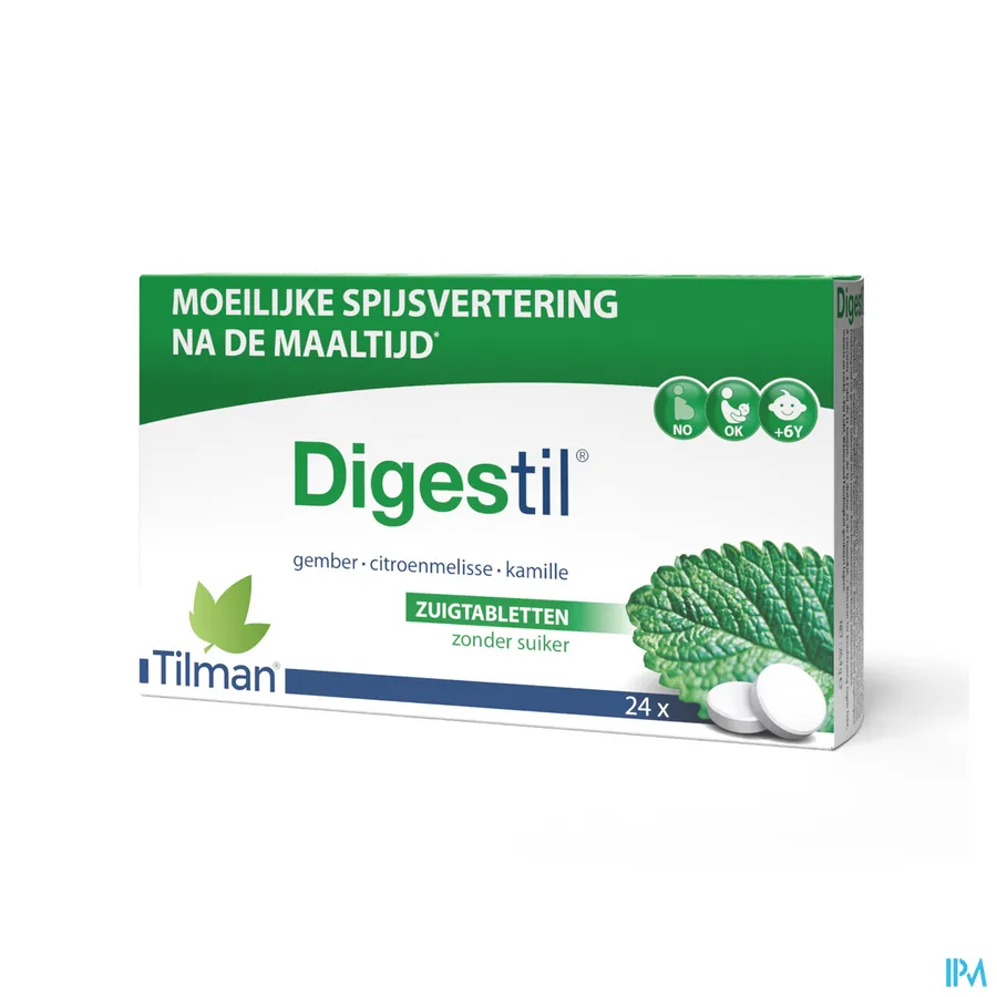 packshot van Digestil 24 tabletten