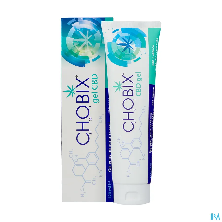 packshot van Chobix CBD Gel 1000 mg 120 ml