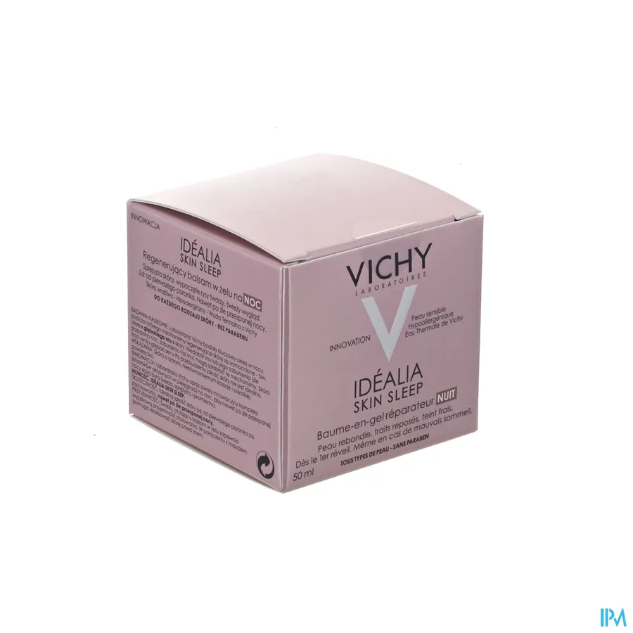 packshot van Vichy Idealia Skin Sleep Nachtcrème 50 ml