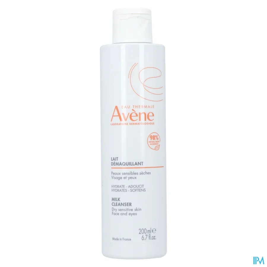 packshot van Avène Reinigingsmelk 200 ml