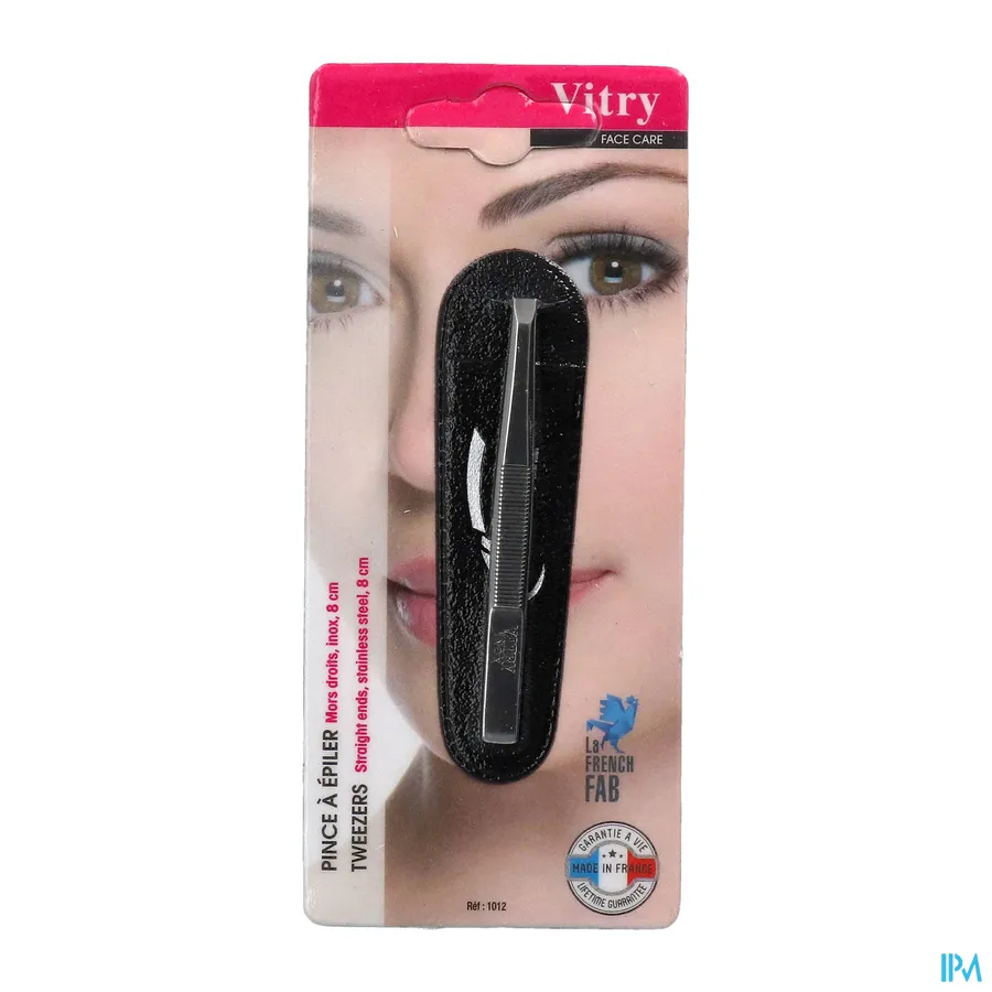 packshot van Vitry Epileerpincet met Rechte Top