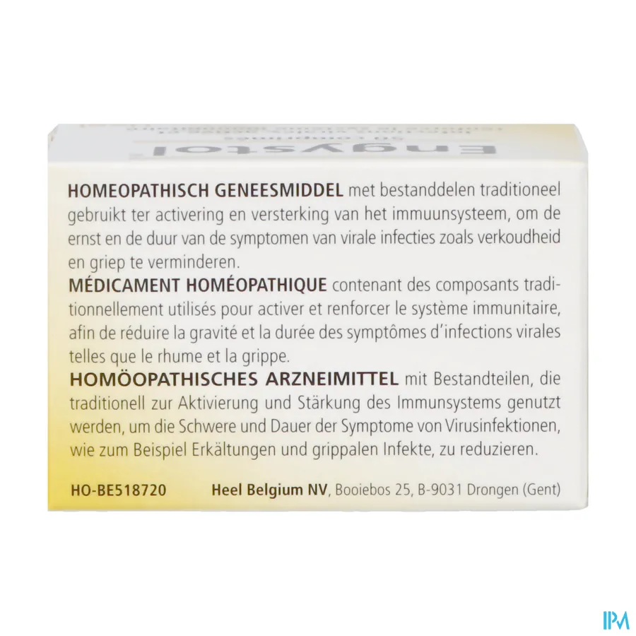 packshot van Heel Engystol 50 Tabletten