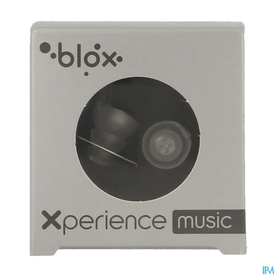 packshot van Blox Xperience Music Oordopjes met Akoestische Filter in Transparant 1 Paar