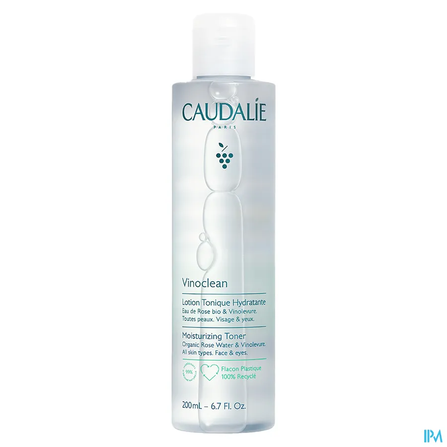 packshot van Caudalie Vinoclean Hydraterende Tonic Lotion 200 ml