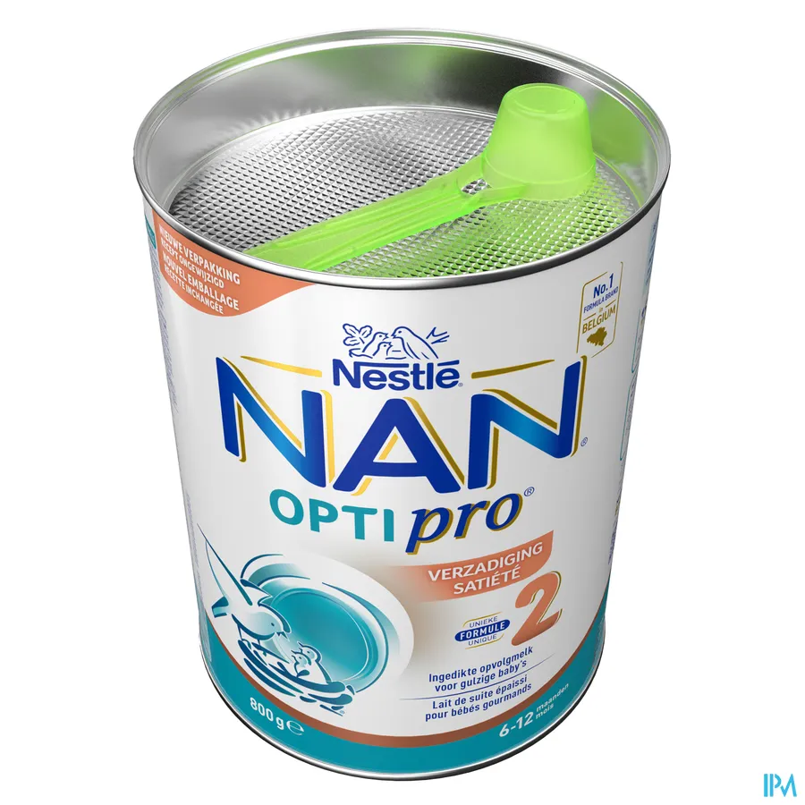 packshot van Nan Verzadiging 2 vanaf 6 maanden Pot 800 g