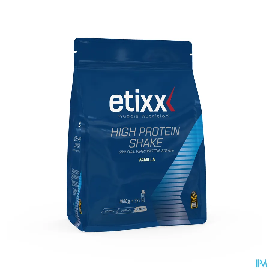 packshot van Etixx High Protein Shake met Vanillesmaak 1 kg