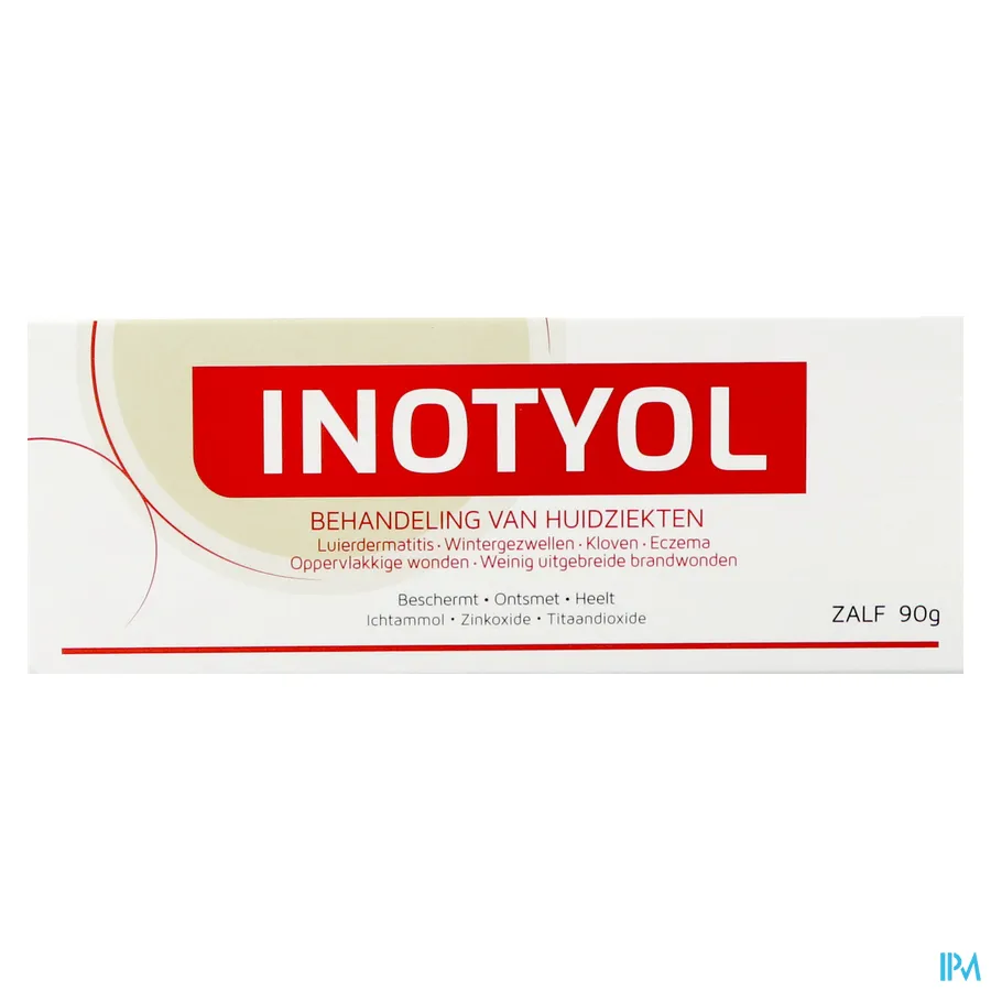 packshot van Inotyol Zalf voor de Behandeling van Huidziekten Tube 90 g