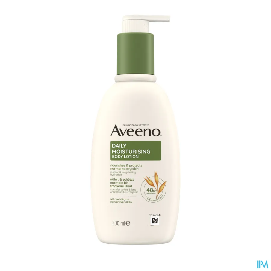 packshot van Aveeno Daily Moisturising Body Lotion 300 ml