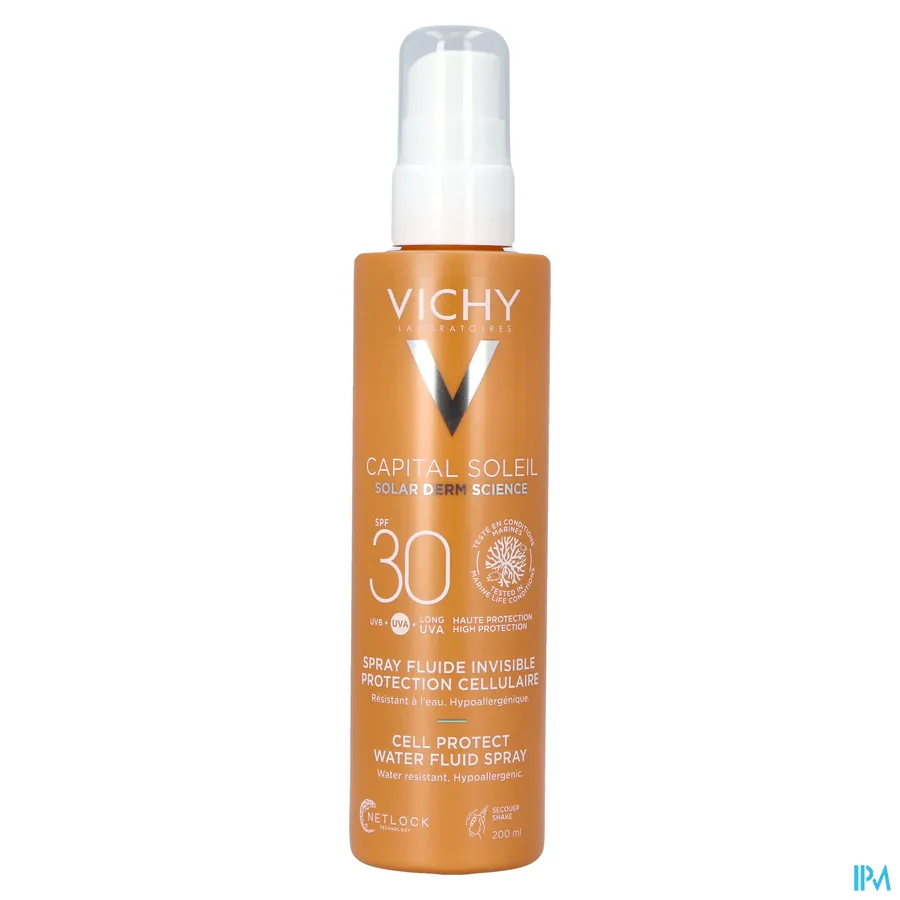 packshot van Cell protect fluide spray SPF 30 200 ml