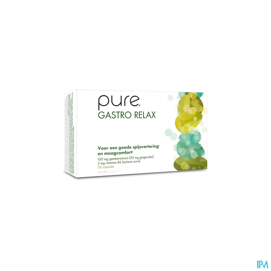 packshot van Pure Gastro Relax 30 capsules