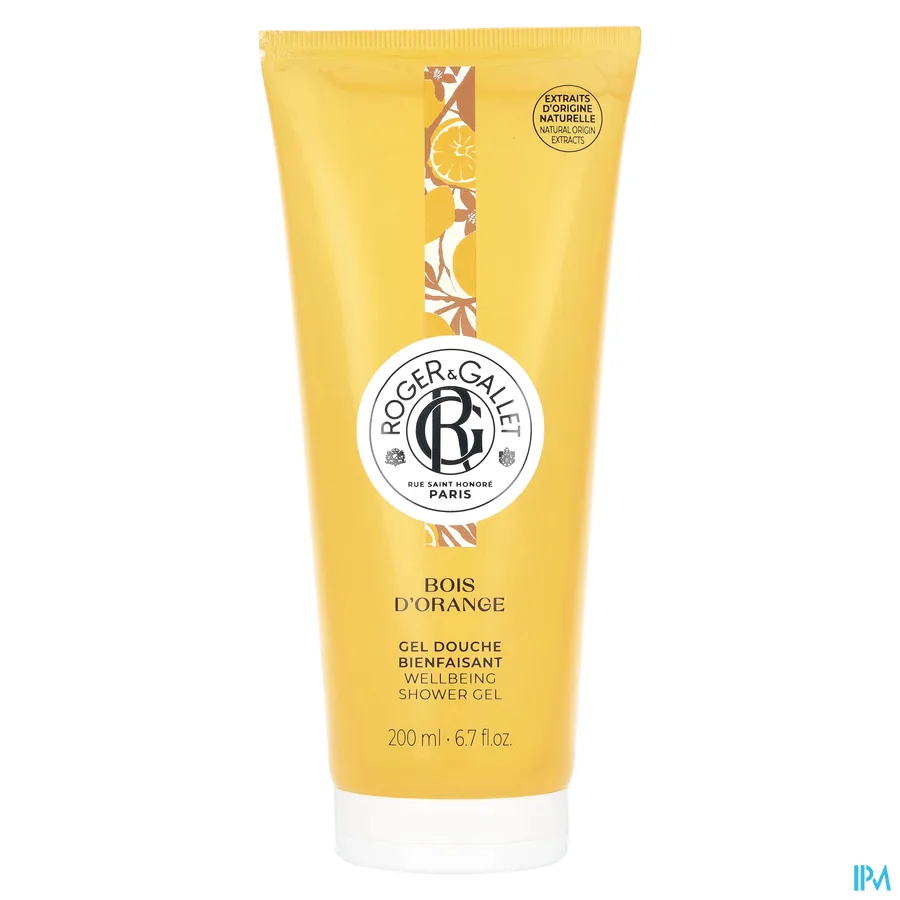 packshot van Roger & Gallet Bois d'Orange Douchegel 200 ml