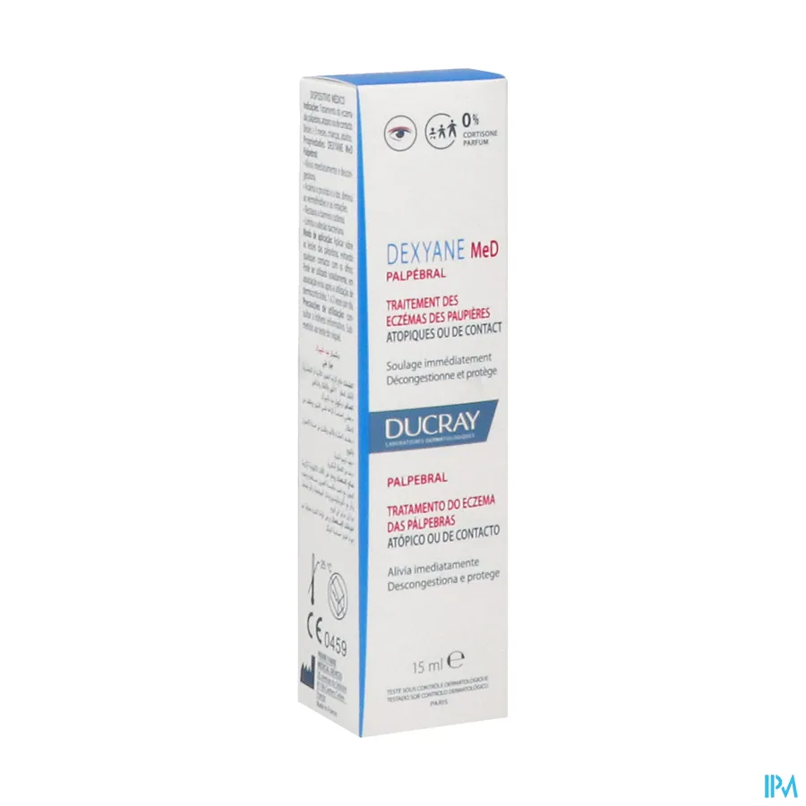 packshot van Ducray Dexyane MeD Palpebral Oogleden 15 ml