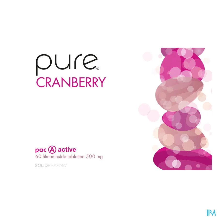 packshot van Pure Cranberry 60 tabletten