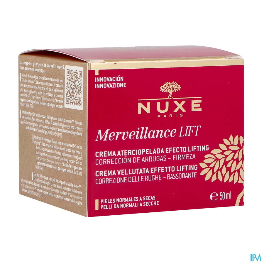 packshot van Nuxe Merveillance Lift Fluweelzachte Crème 50 ml