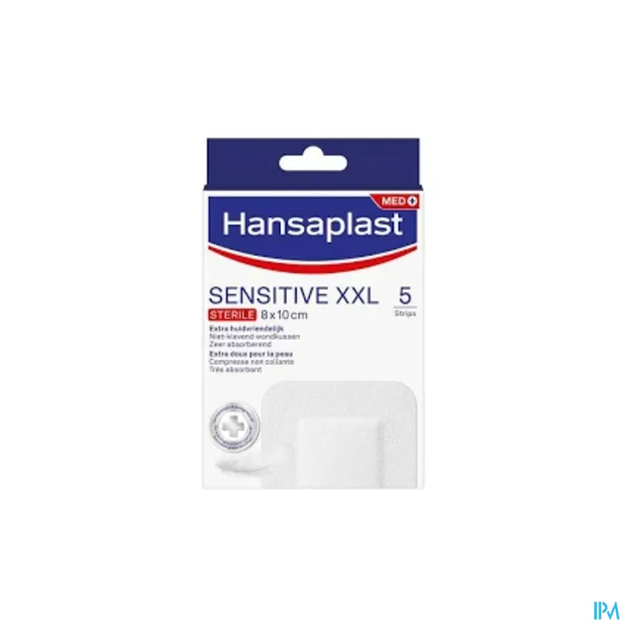 packshot van Hansaplast Sensitive Xxl Strips 5