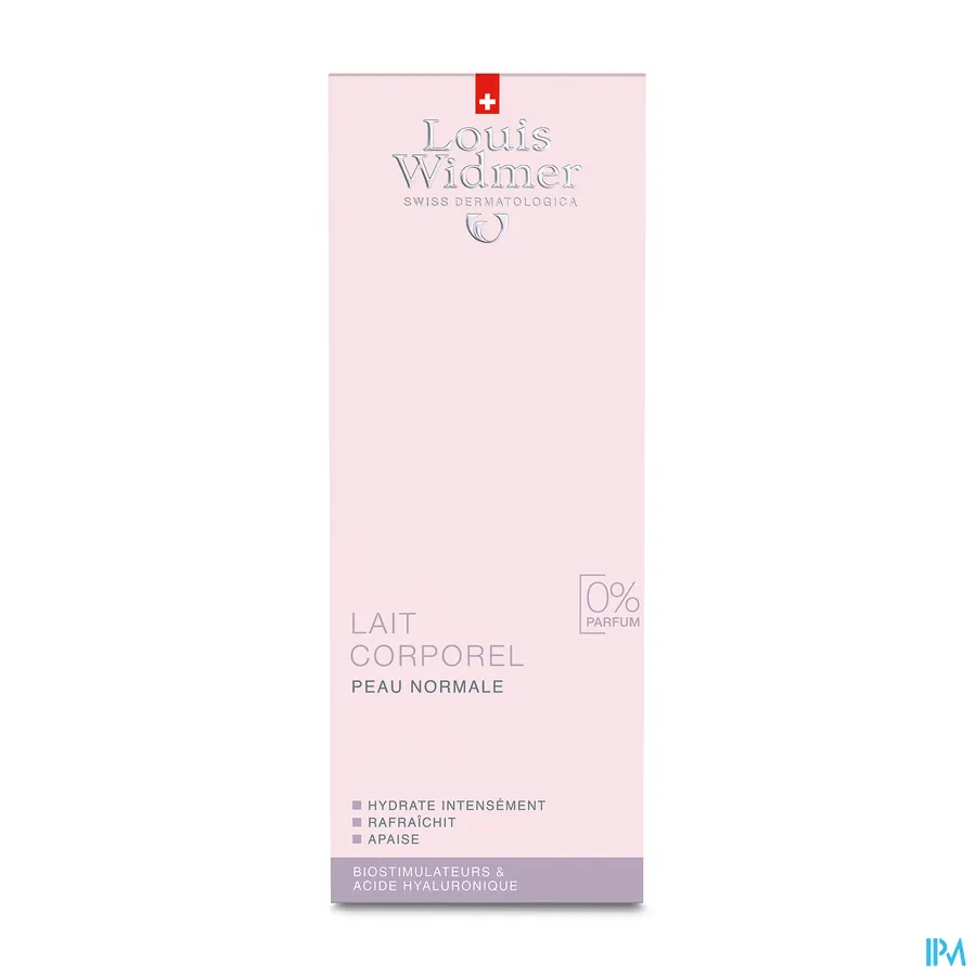 packshot van Louis Widmer Lichaamsmelk zonder parfum 200ml