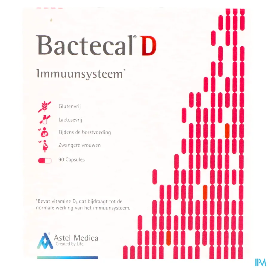 packshot van Bactecal D Caps 90