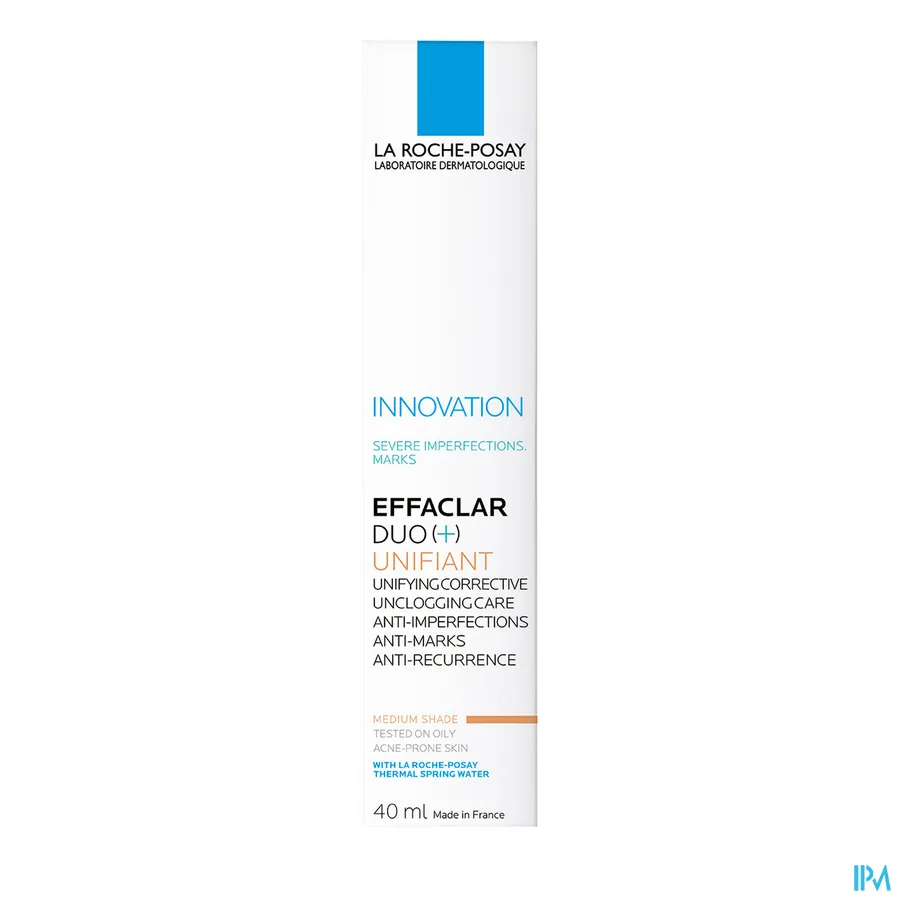 packshot van La Roche-Posay Effaclar Duo+ Unifiant Medium 40 ml
