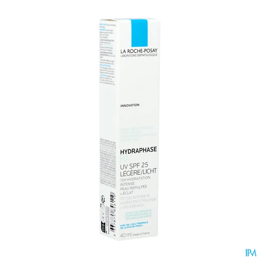 packshot van La Roche-Posay Hydraphase HA UV SPF 25 Licht 40 ml