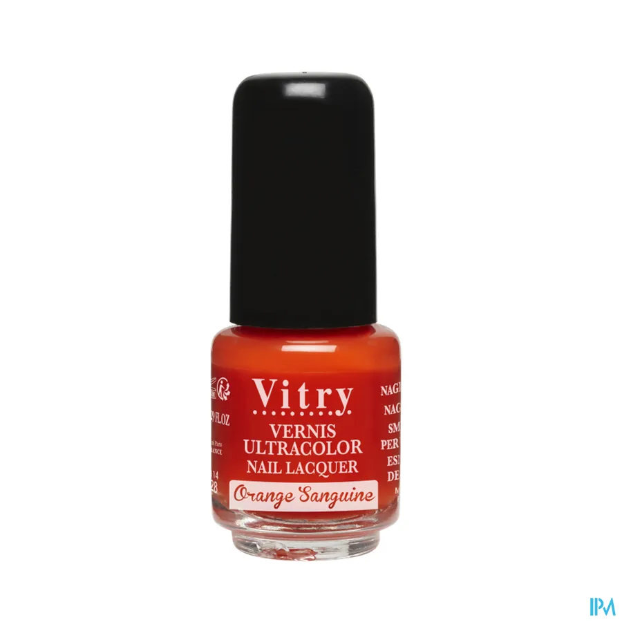 packshot van Vitry Nagellak 28 Orange Sanguine 4 ml