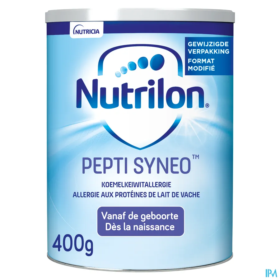 packshot van Nutrilon Pepti Syneo 400 g