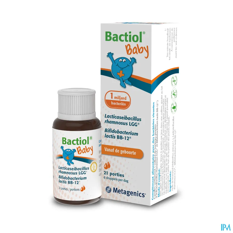 packshot van Bactiol Baby 21 porties