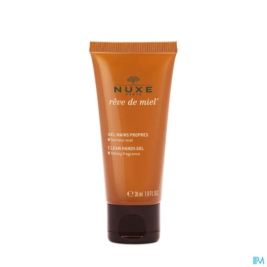 packshot van Nuxe Rêve de Miel Clean Handgel met Honinggeur Tube 30 ml