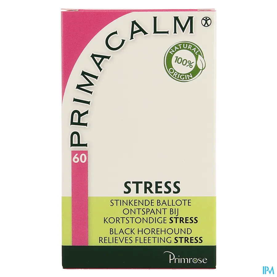 packshot van Primacalm tegen Stress 60 Capsules