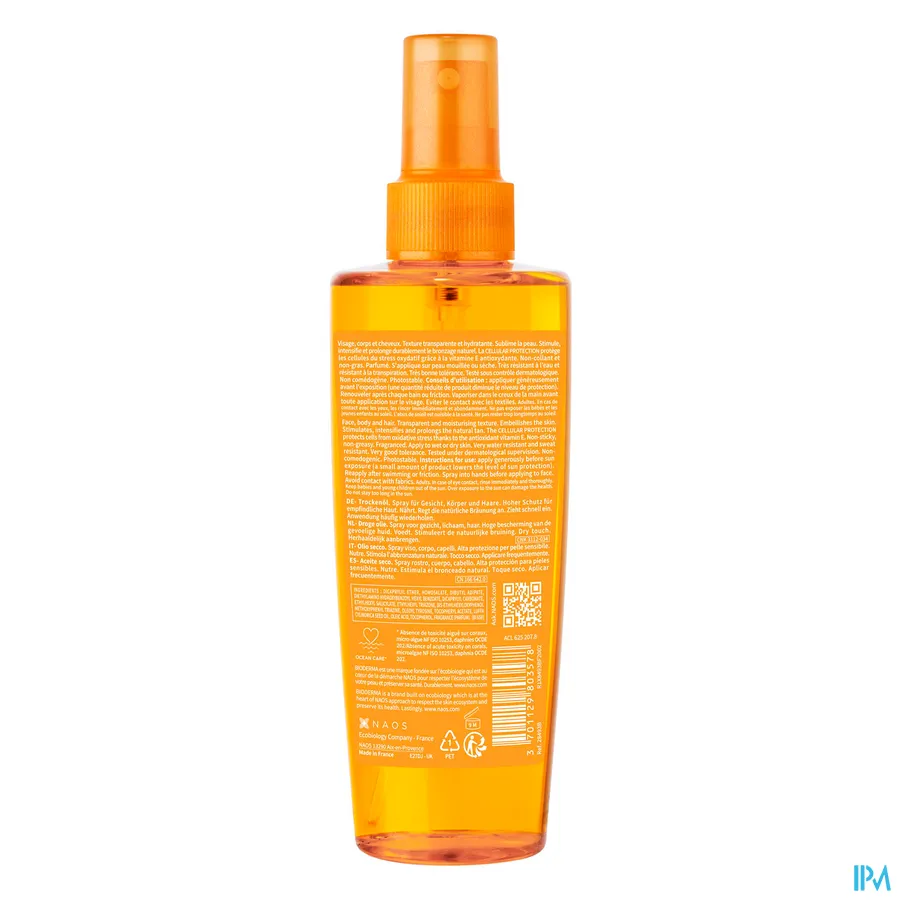 packshot van Bioderma Photoderm Bronz Droge Olie SPF30 200 ml
