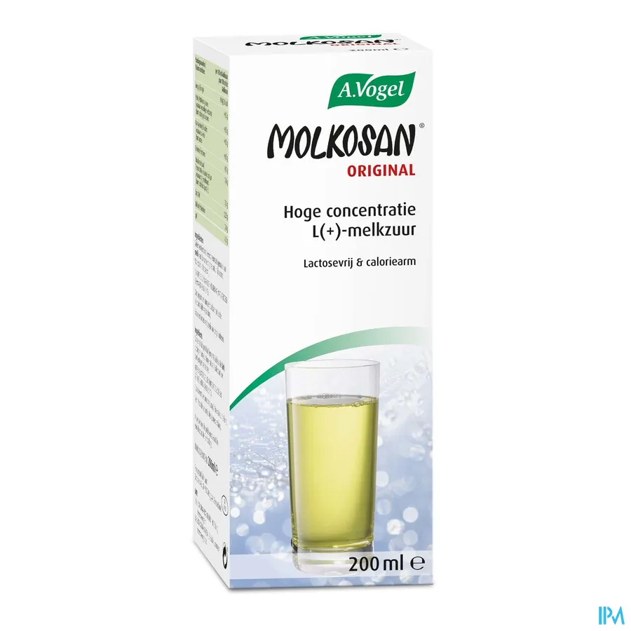 packshot van A. Vogel Molkosan met Hoge Concentratie L-Melkzuur 200 ml