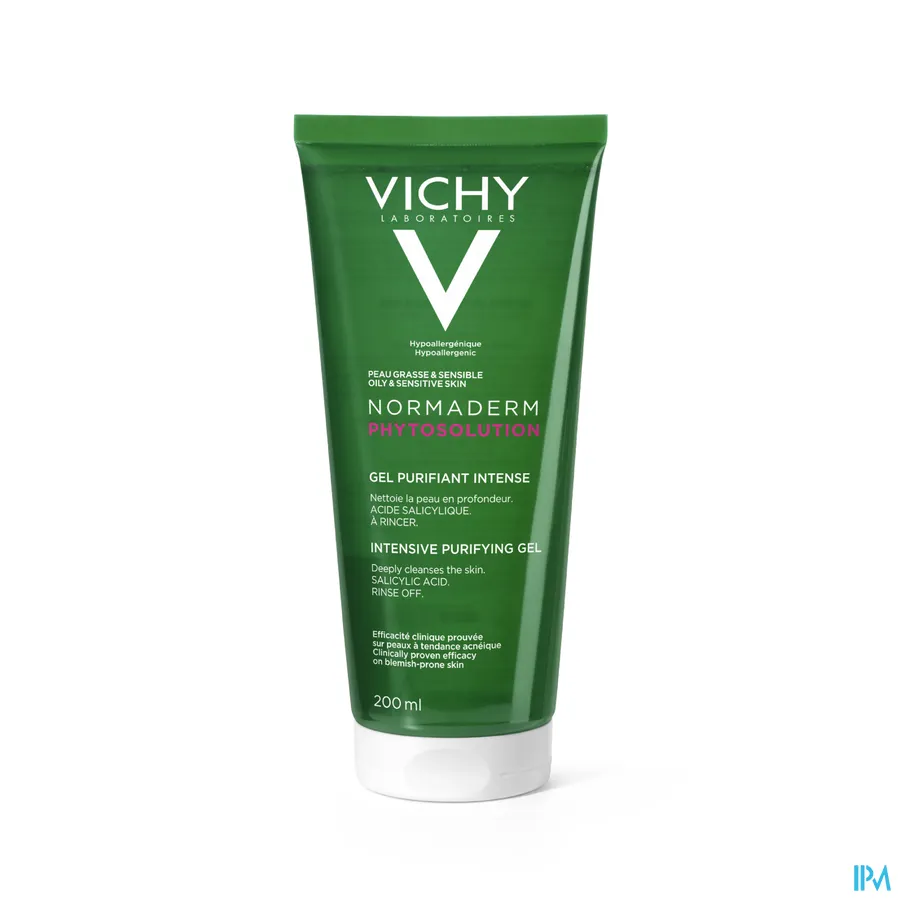 packshot van Vichy Normaderm Phytosolution Intensief Zuiverende Gel 200 ml
