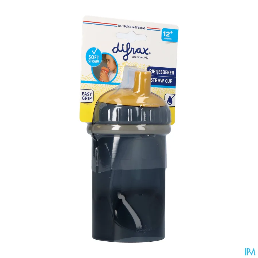 packshot van Difrax Antilek Rietjesbeker 12+ 1 stuk