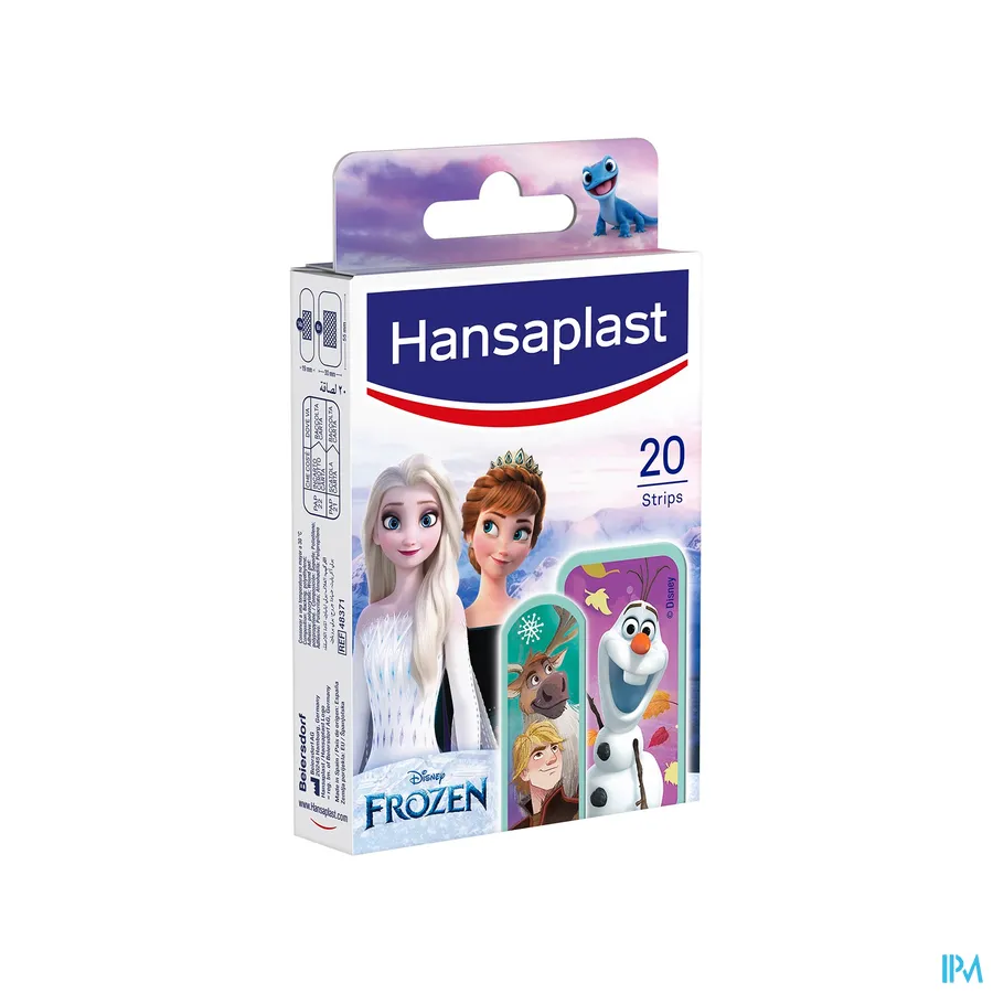 packshot van Hansaplast Pleister Junior Frozen 20 Strips
