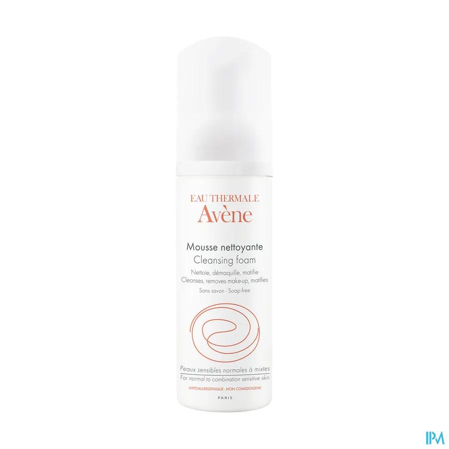 packshot van Avène Mattifiërend Reinigingsschuim voor Normale tot Gemengde Huid 150 ml