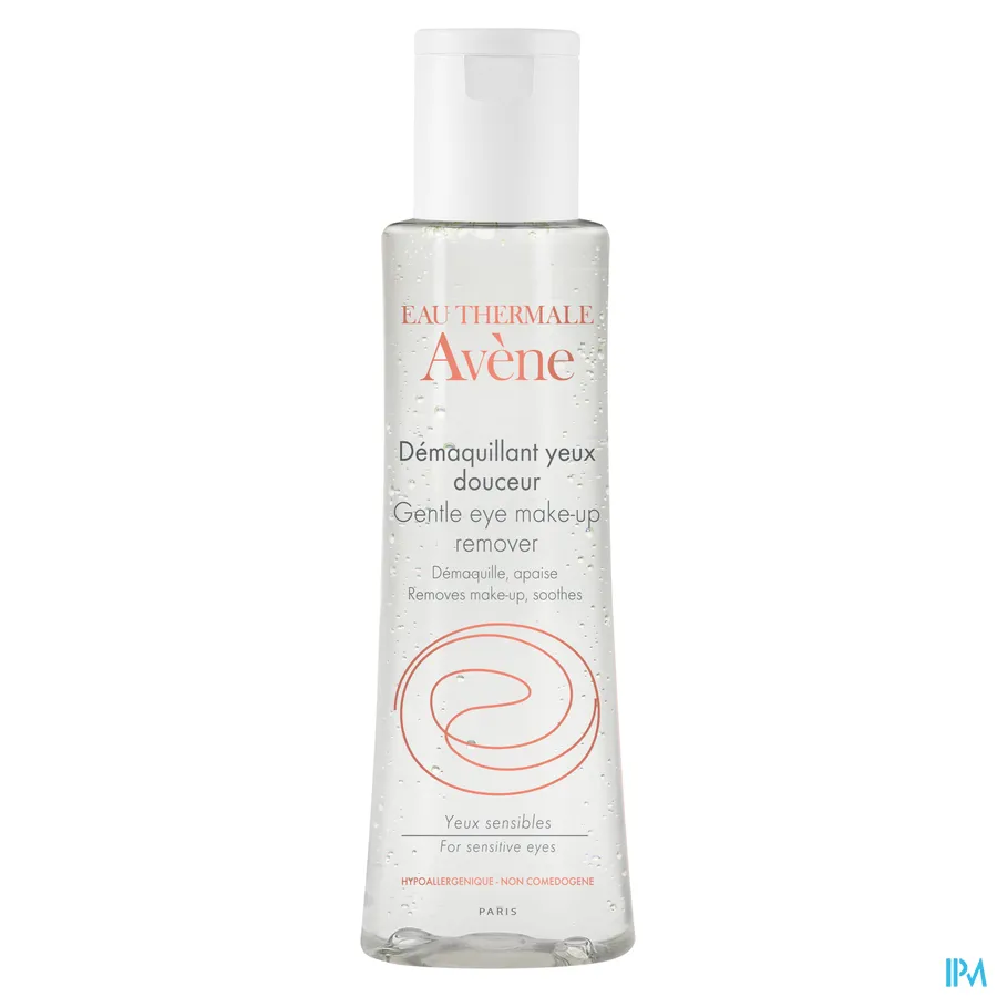 packshot van Avène Milde Oogmake-Up Reiniger voor Gevoelige Ogen 125 ml