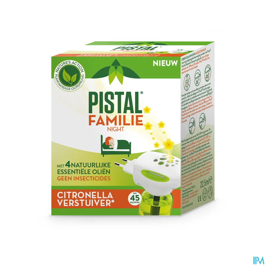 packshot van Pistal Familie Elektrische Verstuiver Citronella 1 stuk