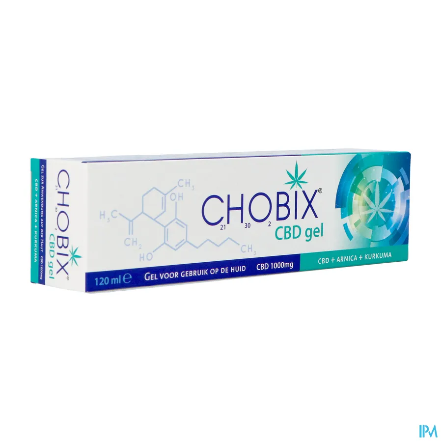 packshot van Chobix CBD Gel 1000 mg 120 ml