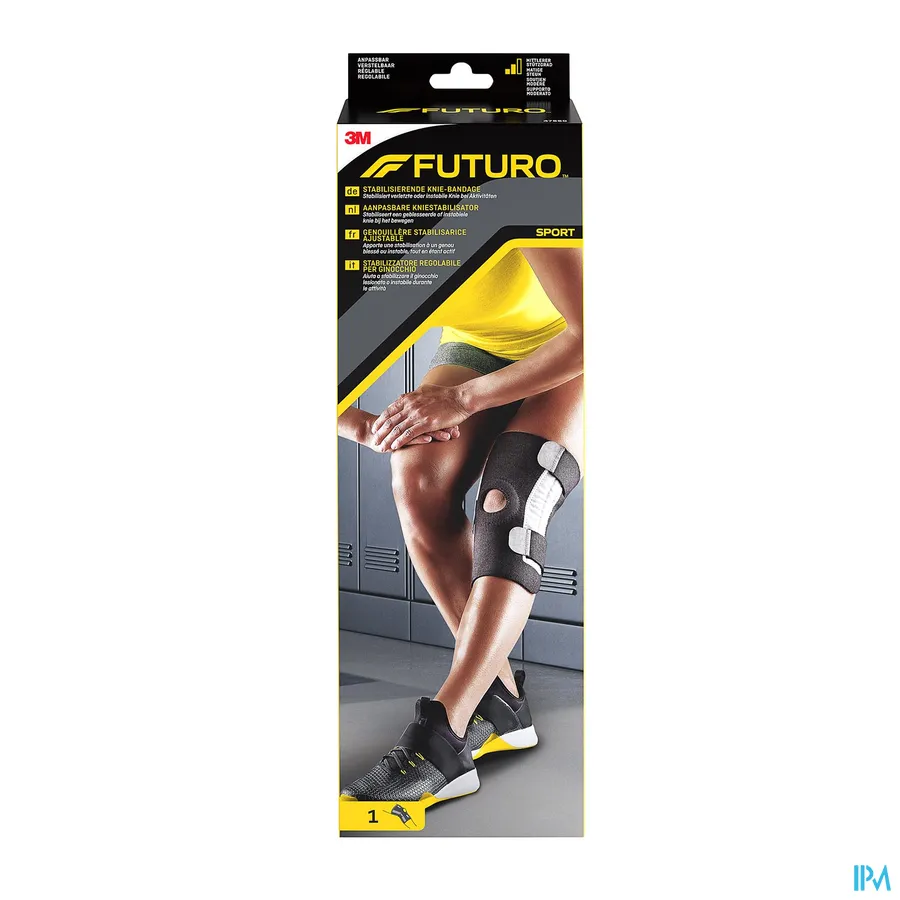 packshot van Futuro Sport Aanpasbare Kniestabilisator (Middelmatig Stabiliserende Steun)