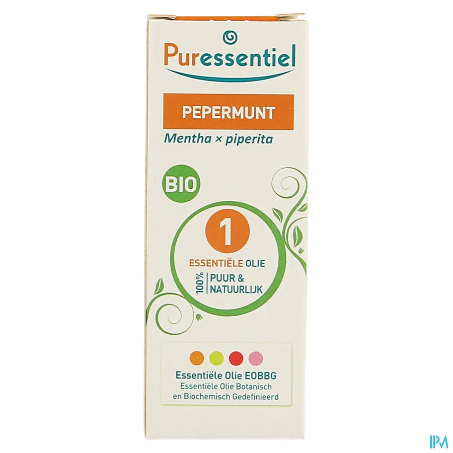 packshot van Puressentiel Essentiële Olie Pepermunt  Bio 30 ml