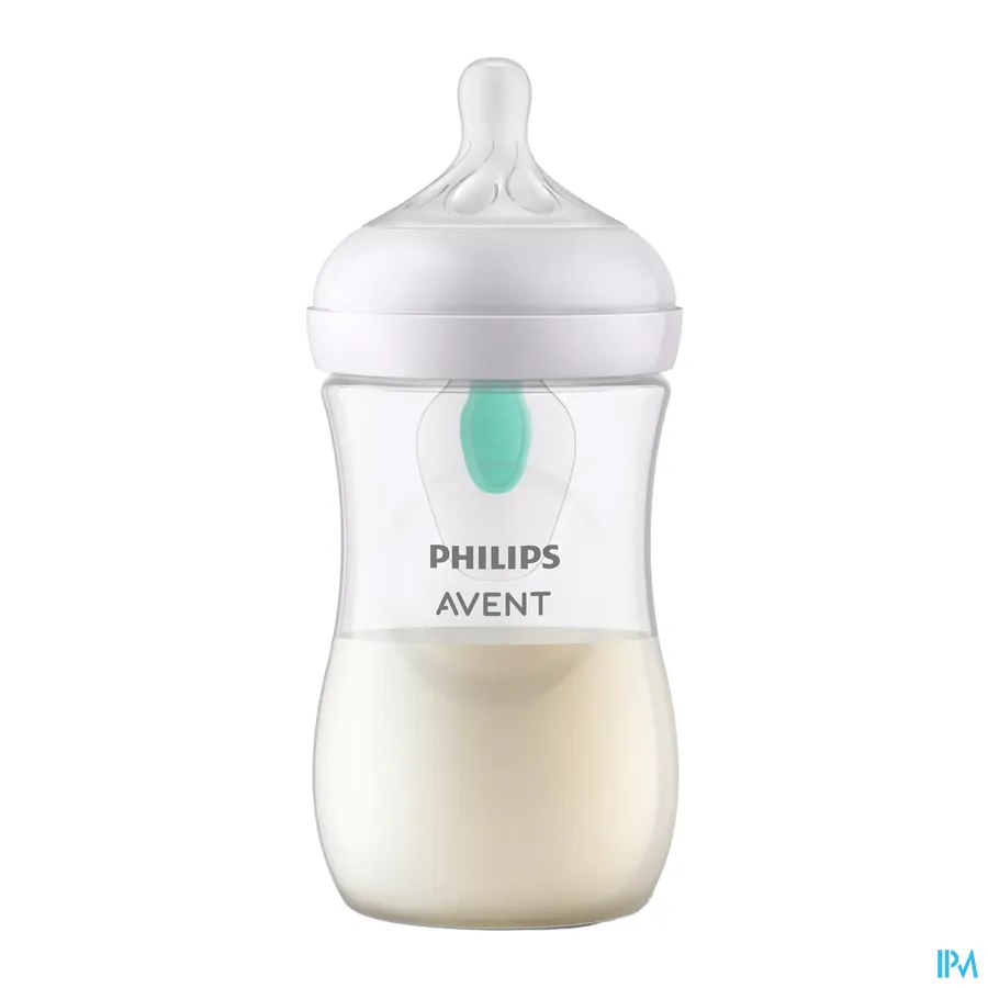 packshot van Philips Avent Natural Airfree Zuigfles 260 ml 1stuk