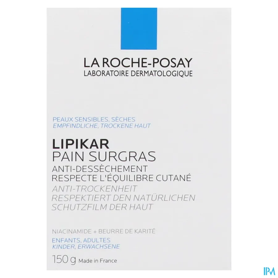 packshot van La Roche-Posay Lipikar Overvette Zeep 150 g