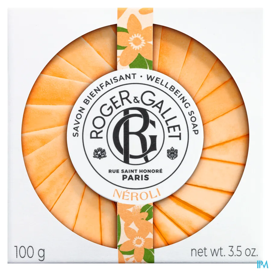 packshot van Roger & Gallet Néroli Zeep 100 g