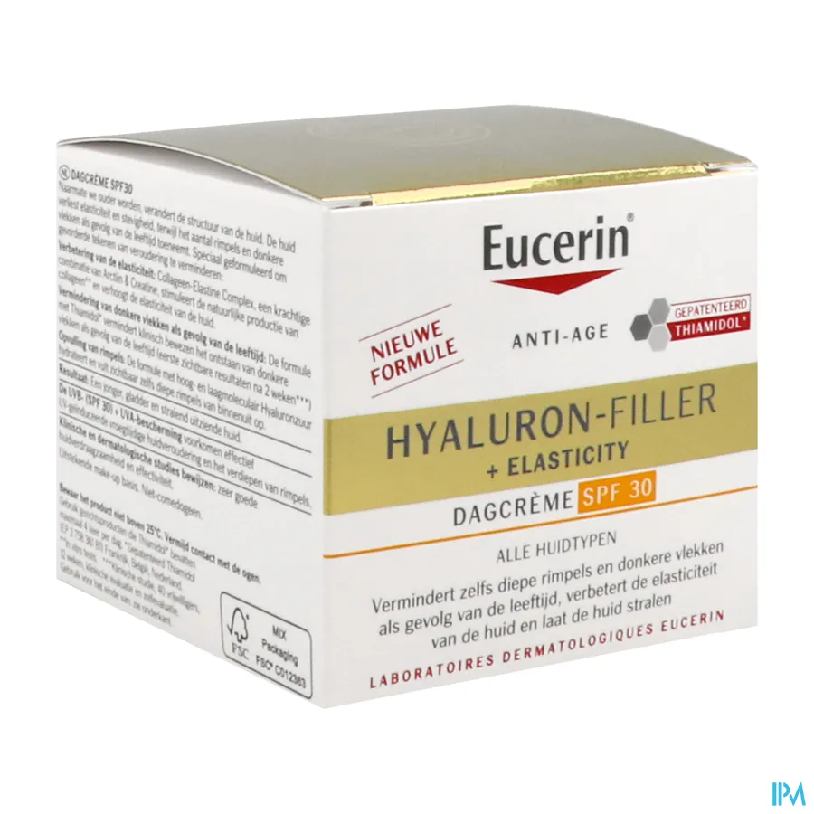 packshot van Eucerin Hyaluron-filler Elasticity Dagcrème SPF30 50 ml