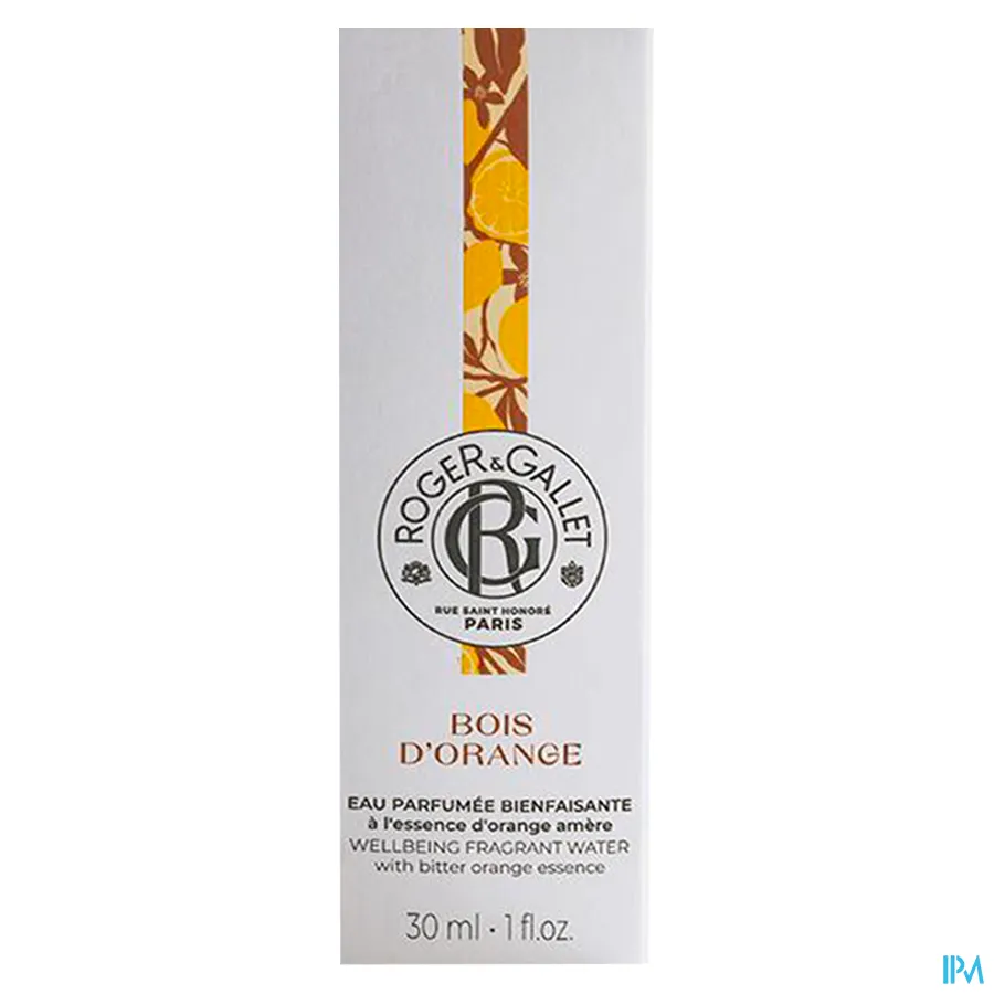 packshot van Roger & gallet Bois Orange Eau Parfumee 30 ml
