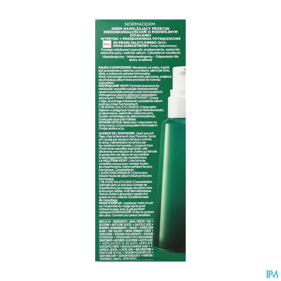 packshot van Vichy Normaderm Phytosolution 50 ml