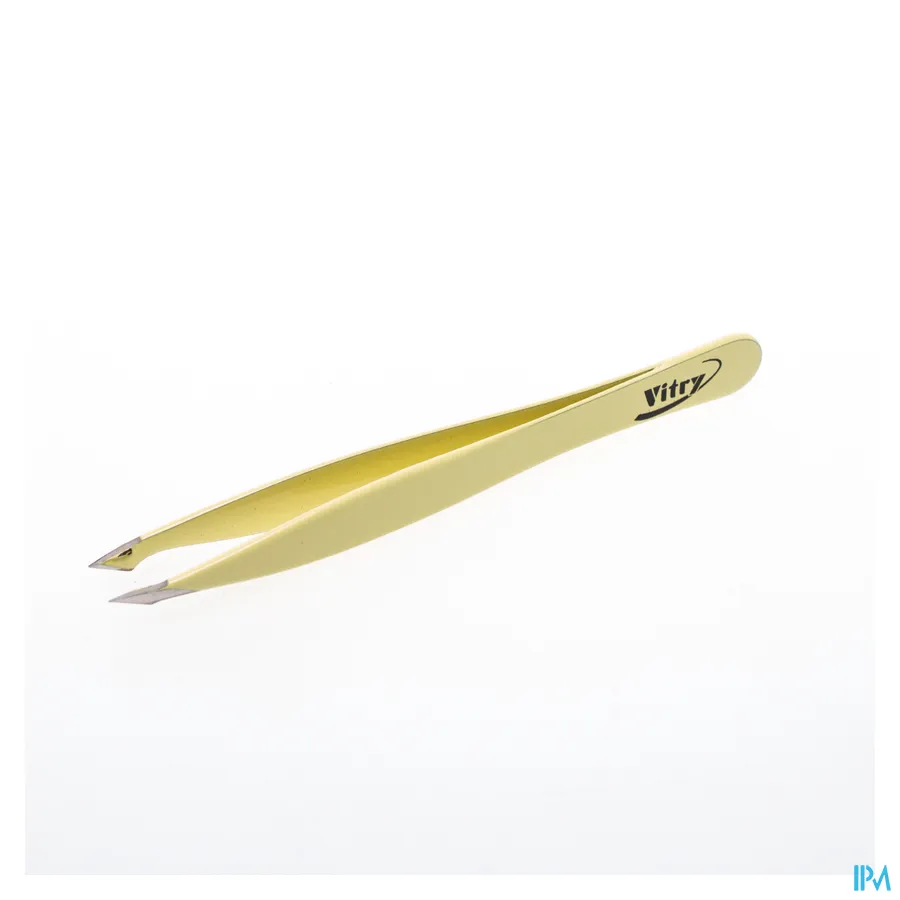 packshot van Vitry Epileerpincet met Schuine Ultrafijne Top Gekleurd