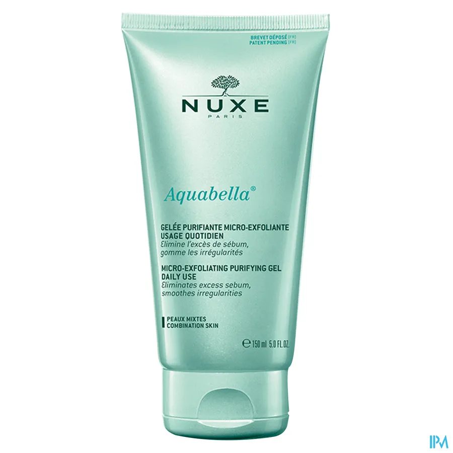 packshot van Nuxe Aquabella Micro-Exfoliërende Zuiverende Gel 150 ml