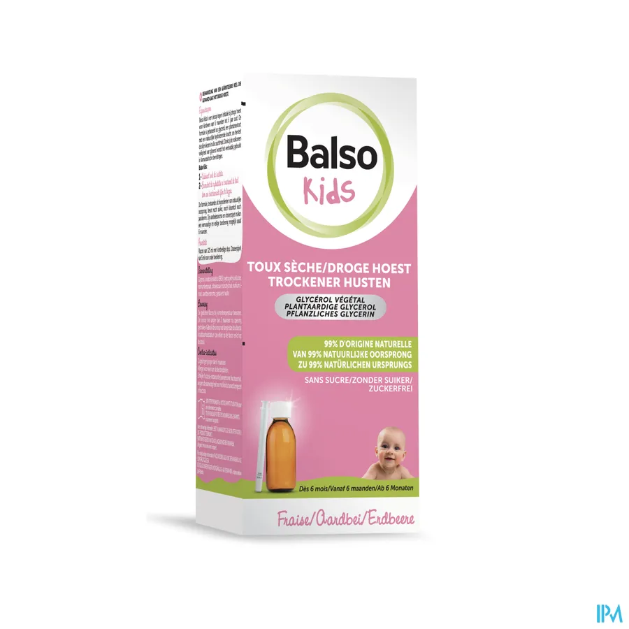 packshot van Balso Kids Droge Hoest vanaf 6 maanden