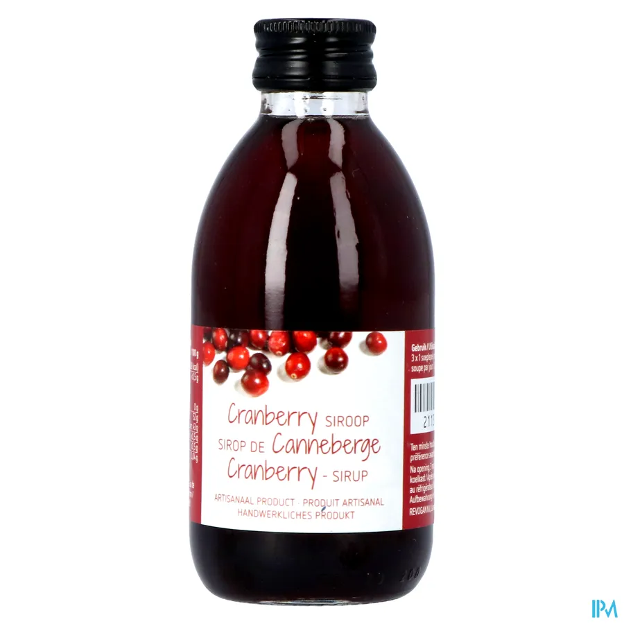 packshot van Cranberry Siroop
