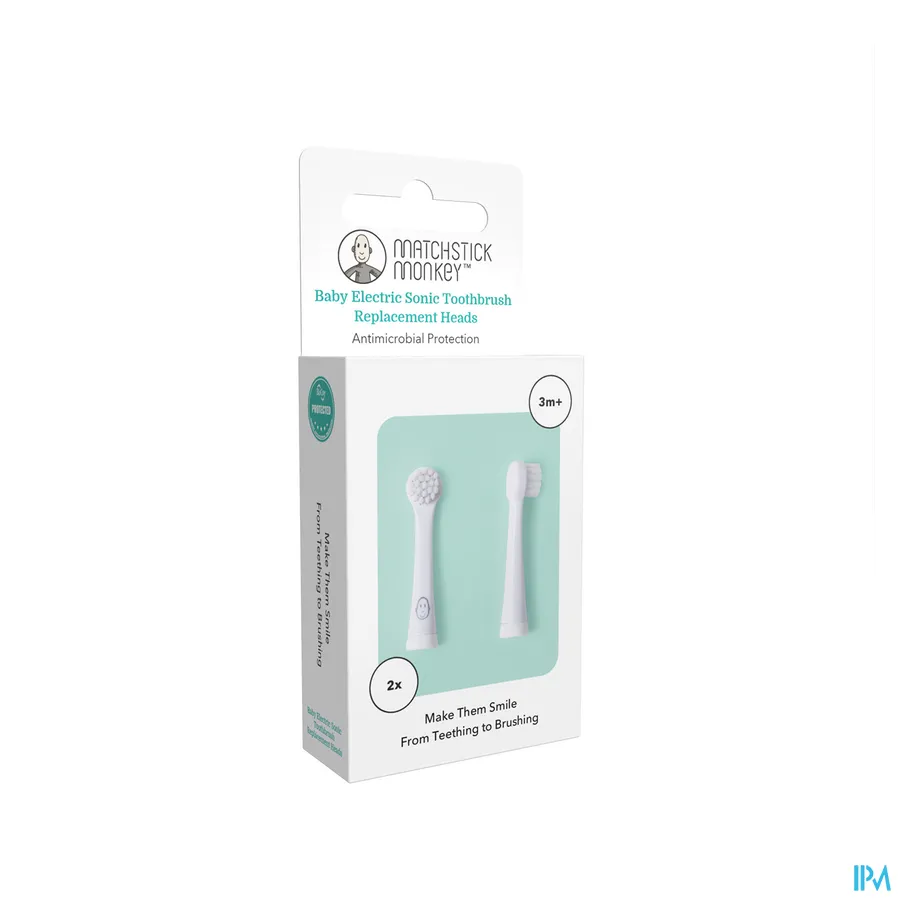 packshot van Matchstick Monkey Opzetborstel Sonic Tandenborstel